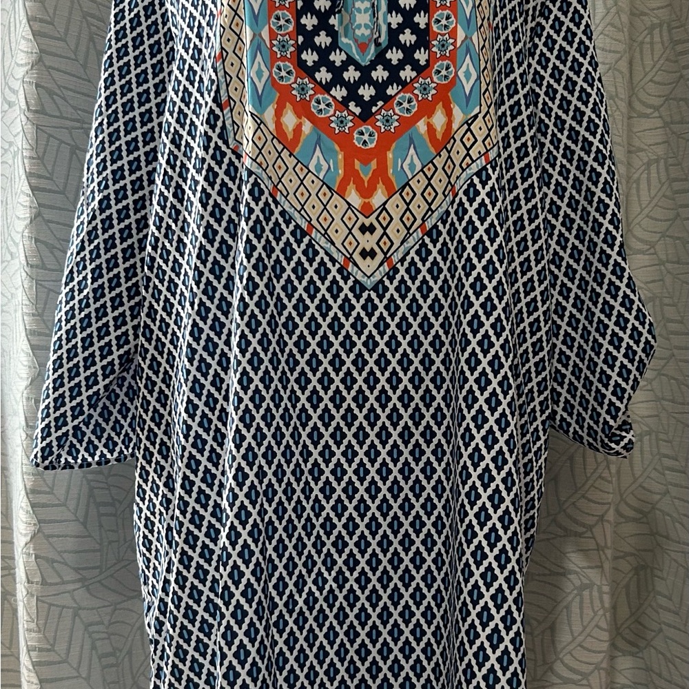 Geometric Patterned Women's Top